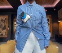 Image 3 of SAIbysai Striped Button Down 