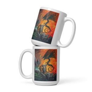 Image of Burning Tower Mug