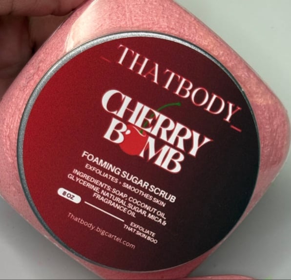 Image of "Cherry Bomb" Scrub
