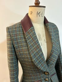 Image 2 of Leather shawl collar Agnes jacket