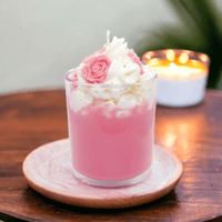 Image 4 of Rose Delight Dessert Candle, 8oz Candle