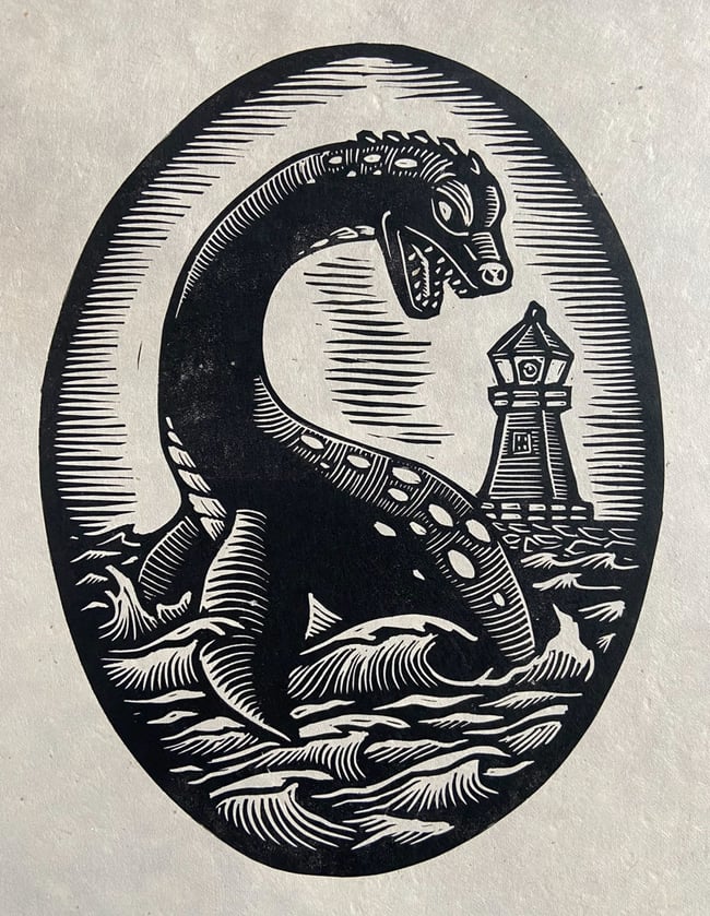 Champ Block Print
