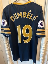 Image 8 of Tottenham Hotspur “DEMBELE 19” 2016/17 Away Shirt + PL patches (L)