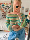 cropped crochet jumper/shrug