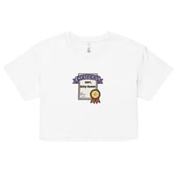 Image 2 of Silly Goose Certificate Crop top 