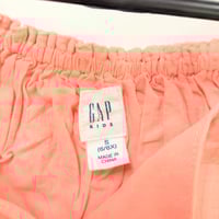 Image 5 of GAP Girls Swiss Dot Flutter Sleeves Peach Dress