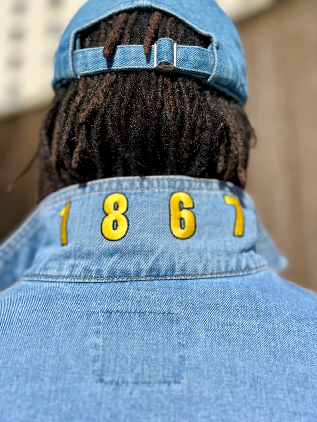 Alabama State U Denim Jacket 2.0 Chicer Collegiate