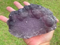 Image 7 of Purple Botryoidal Fluorite With Cubic Pyrite Specimen #447 