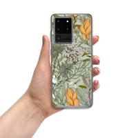 Image 12 of Art Nouveau Inspired Soft Multicolor Boho Floral Sketch Clear Case for Samsung®