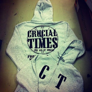 Image of Crucial Times hooded zipper