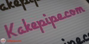 Image of 120mm Kakepipe.com Sticker