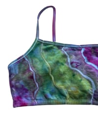 Image 4 of L/XL (40) Bralette in Tropical Geode Ice Dye