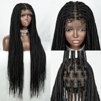 Image 5 of Box Braids Wigs Full Lace 