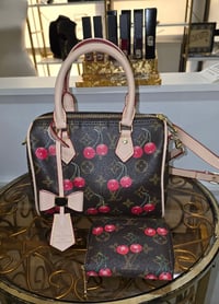 Cherry Monogram Speedy 20" Set