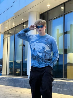 Image of WINTER Blue Sweatshirt