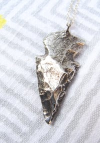 Solid Sterling Silver Arrowhead Necklace