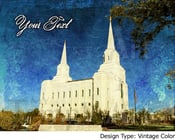 Image of Brigham City Utah LDS Mormon Temple Art Sale 001 - Personalized LDS Temple Art
