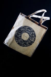 Image of 'Waves' design tote bag.