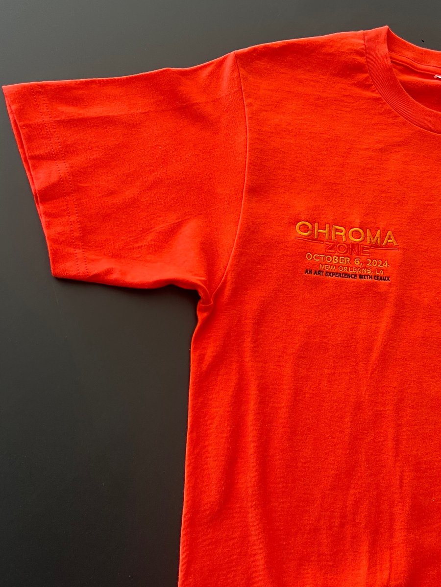 Image of Orange CHROMA  ZONE tee