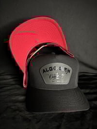 Image 1 of Algo Bien Outdoors - Black w/ Red Underbrim Acrylic 