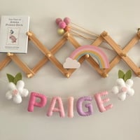 Image 3 of 'Bloom' Flower Name Garland - Bubblegum
