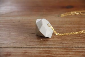 Image of Cement Diamond Necklace