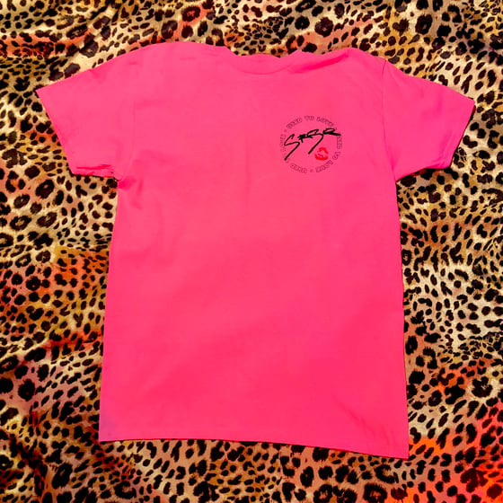 Image of PINK USED TO LOVE TEE 