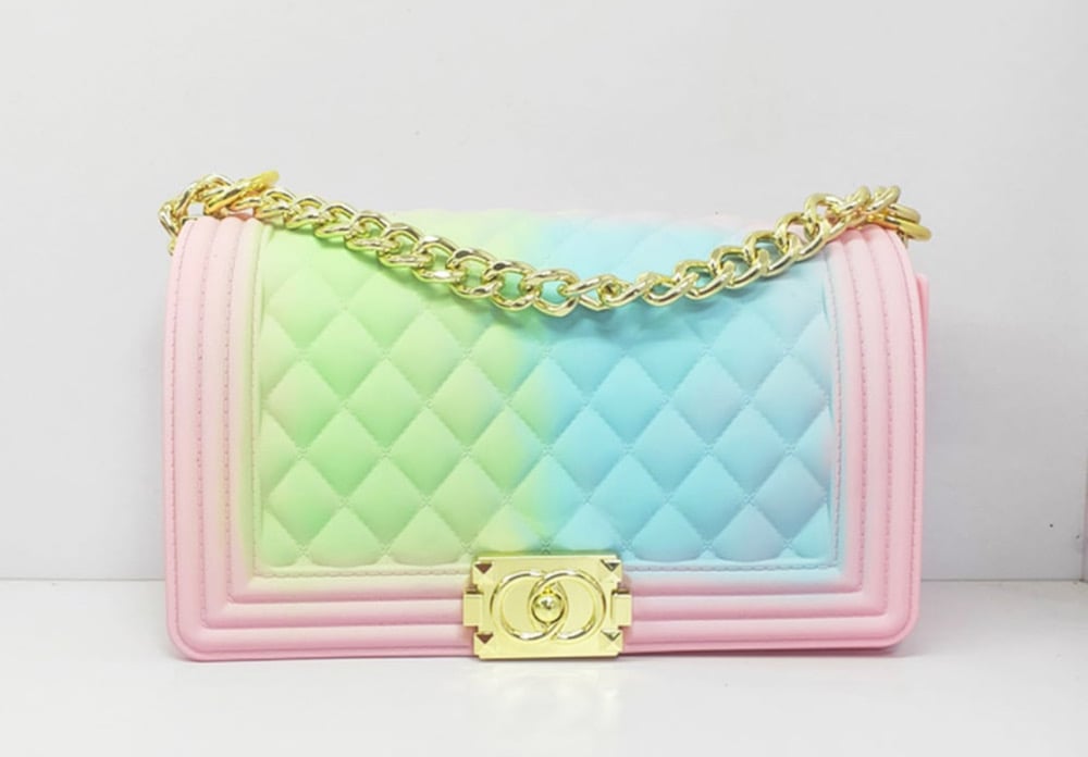 Image of Candy Coated Quilted Shoulder Bag 