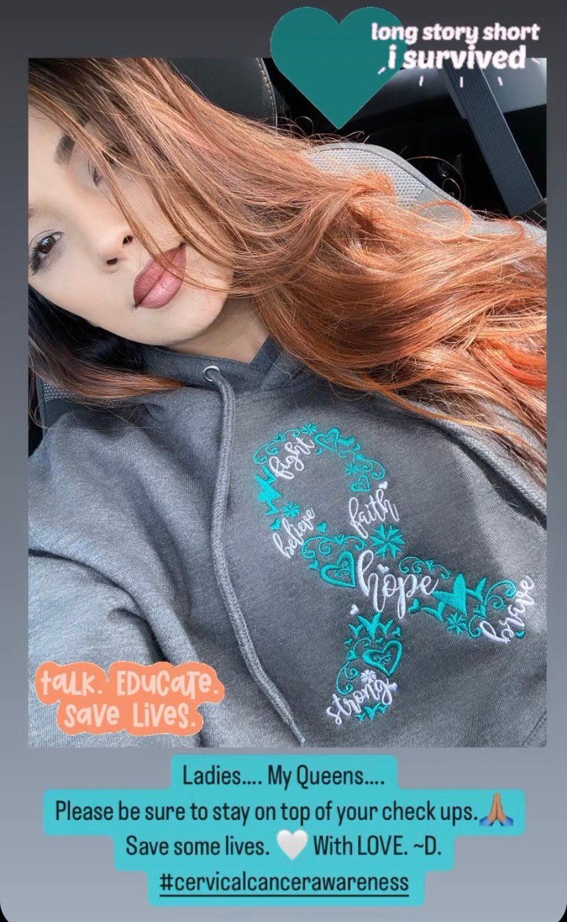 Image of Cancer Ribbon/Awareness Hoodies (Choose your colors) 