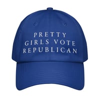 Image 9 of Pretty Girls Vote Republican FJB Under Armour® dad hat from PatriotsCo.com
