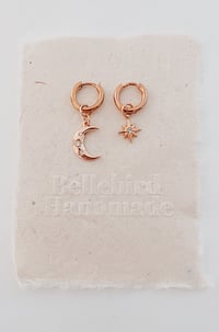 Moon & stars earrings 