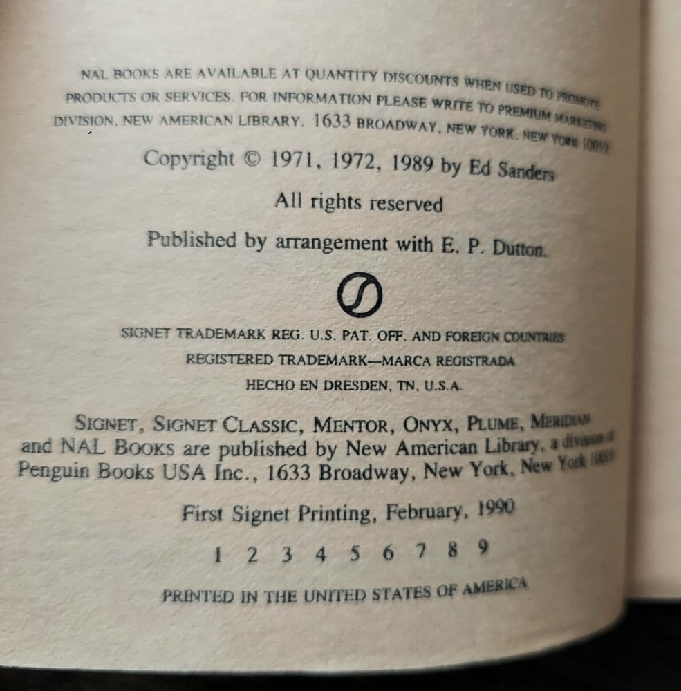 The Family, by Ed Saunders (paperback)