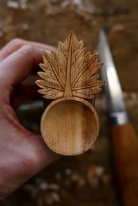 Image 1 of Maple Leaf Coffee Scoop 