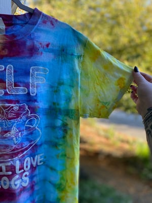 Image of MEDIUM MILF Man I Love Frogs Tie Dye Shirt 6