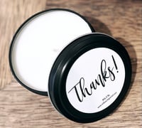 Image 1 of Thanks Tin Soy Candle