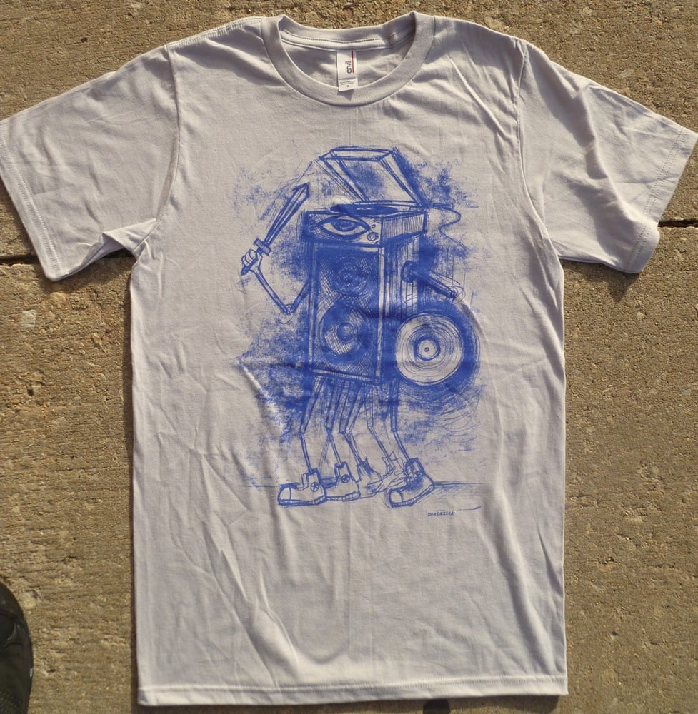 Vinyl Warrior Silver Tee