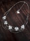 Image of Art Nouveau/Edwardian Ivy Leaf Draped Chain Statement Necklace