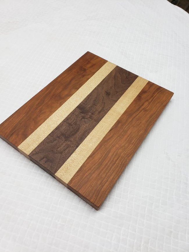 Maple/Cherry/Walnut Square Cutting Board