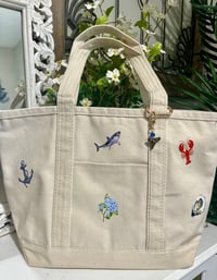 Image 2 of Coastal Vibes Tote Bag Medium