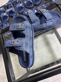 Image 3 of C Denim Slides