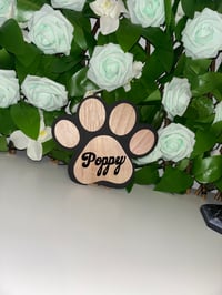 Image 7 of   Leash Hooks Personalised Paw Print