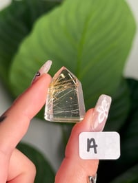 Image 1 of MINI GOLDEN RUTILE IN QUARTZ TOWERS -BRAZIL- CHOOSE YOUR OWN