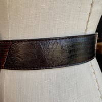 Image 12 of Montana Silversmiths German Silver Leather Western Belt