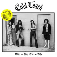 Image 1 of Cold Touch - Ride to Live, Live to Ride (12' LP)