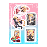Flavors Sticker sheet