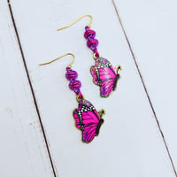 Image 2 of Butterfly Earrings