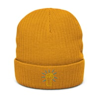 Image 5 of Ribbed knit beanie