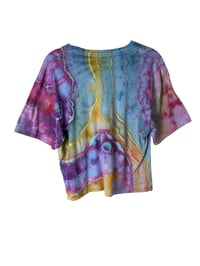 Image 4 of L Crop Tee in Candy Geode Ice Dye