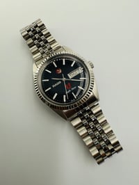 Image 2 of Rado Purple Horse Day Date Black Dial Stainless Steel Automatic Men’s Watch