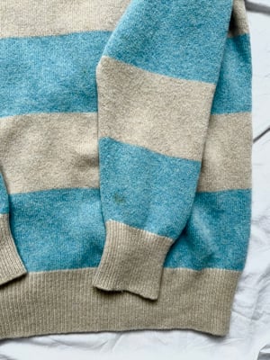 Ballantyne Wool  Striped Polo Sweater - Size 50